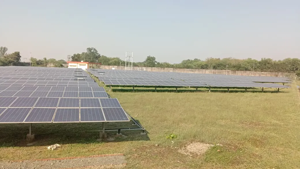 GAIL Vijaipur 1.8 MWp ground mounted solar plant, Guna