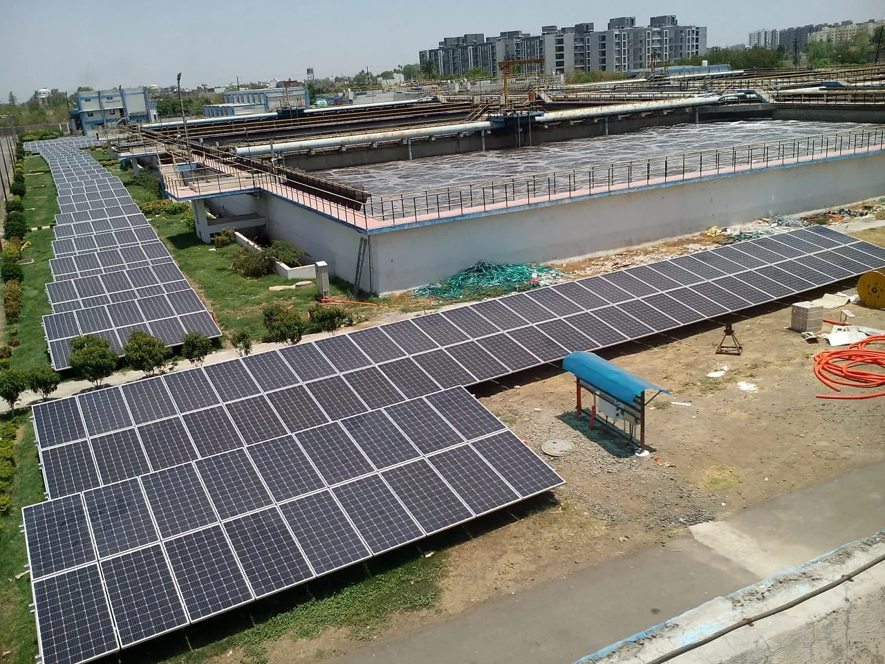 Indore Smart City 2.059 MW ground mounted solar plant