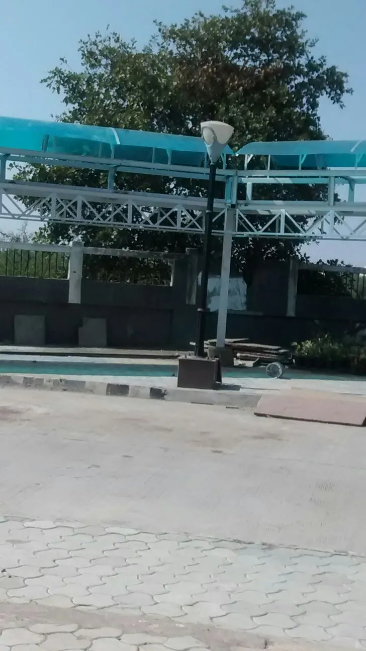 Overhead cable tray, Crystal IT Park, Indore, completed in 2018